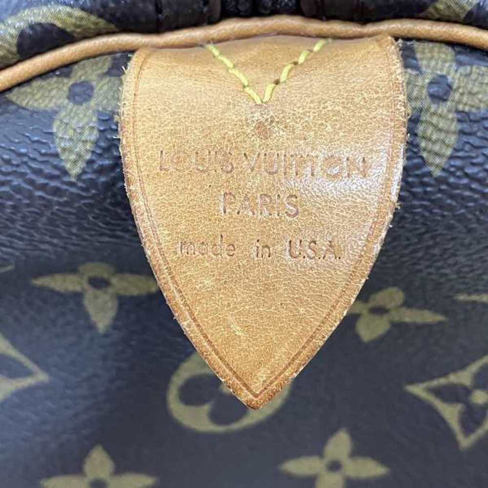 LOUIS VUITTON Monogram Speedy 30 M41526 Bag Iconic Boston Handbag - Picture 5 of 9